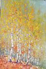Ioan Popei Birch Trees 03 painting